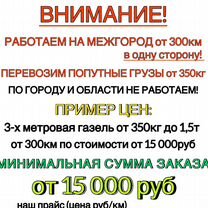 Грузoпеpeвoзки газель межгород от 300км, Снежинск