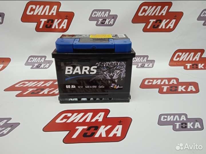 Акб Bars 60ah прямой/ обратной полярности