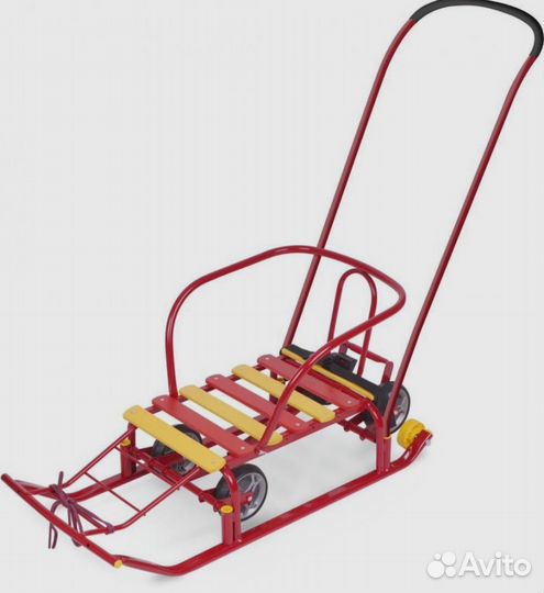 Детские санки с колесами