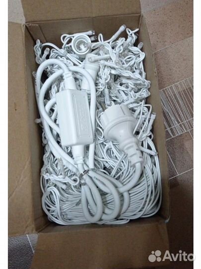 Новая уличная гирлянда бахрома 25м