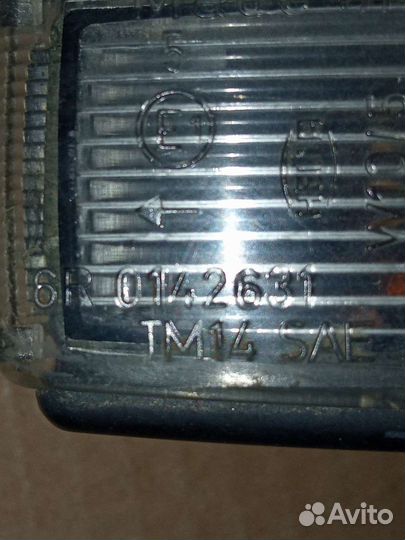 Volvo поворотник повторитель в крыло