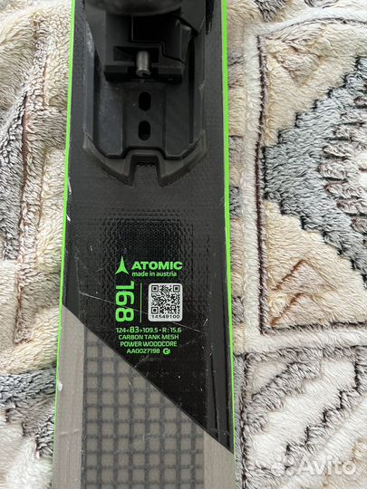 Atomic Vantage 83 Ti, 168sm, R15,2