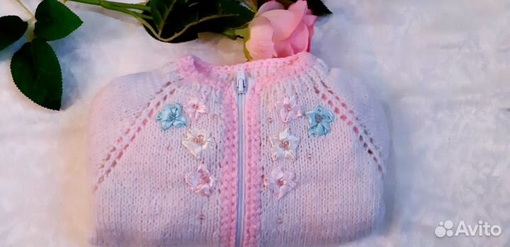 Вязанный костюм Зефирка