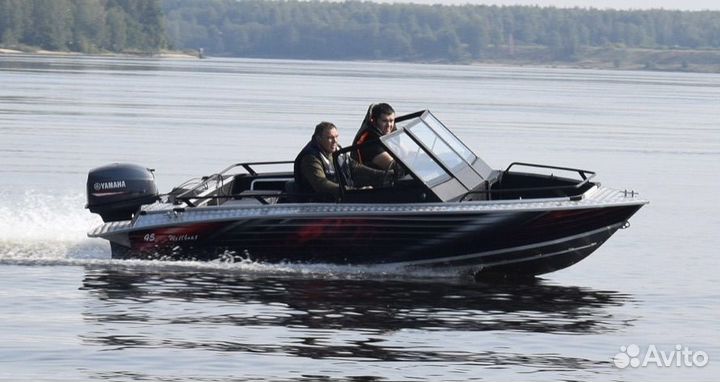 Лодка алюминиевая wellboat 45AU