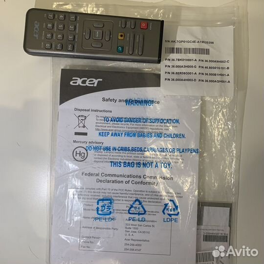 Проектор acer DSV1844