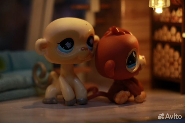 Littlest Pet Shop обезьянки лот