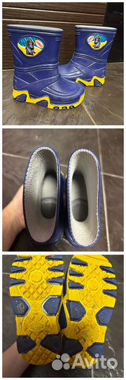 Резиновые сапоги, утепленные, 22, 23, 24, 25, 26