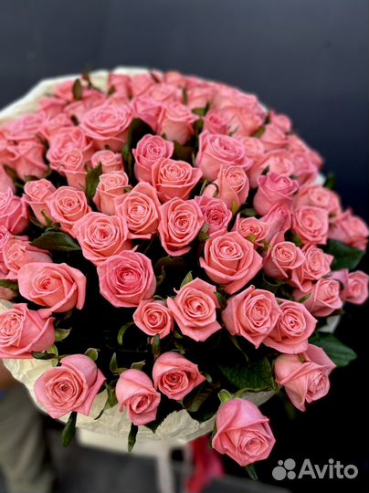 Букет роз с доставкой до двери, 31, 51, 101