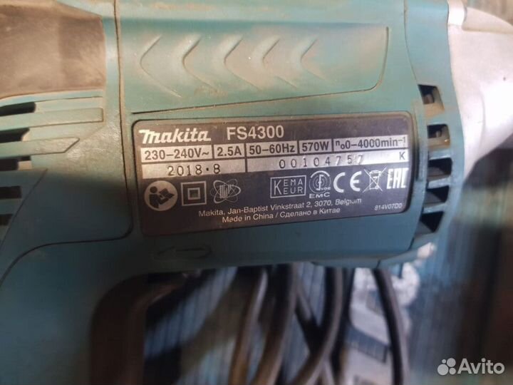 Шуруповерт электрический Makita fs4300