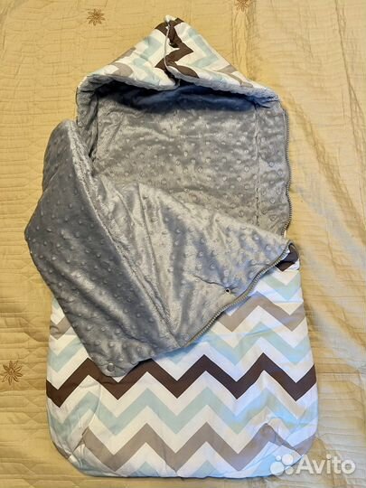 Конверт на выписку для мальчика осень