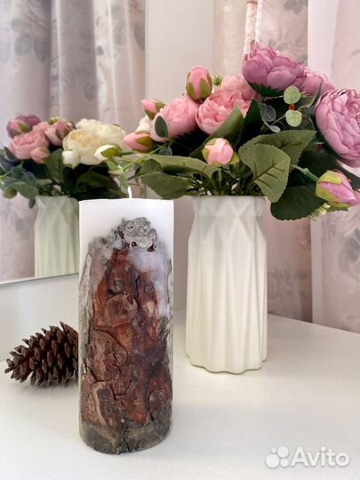 Свеча из бетона Подарочный набор