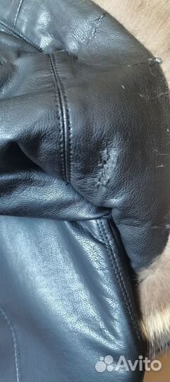Кожаная дубленка мужская