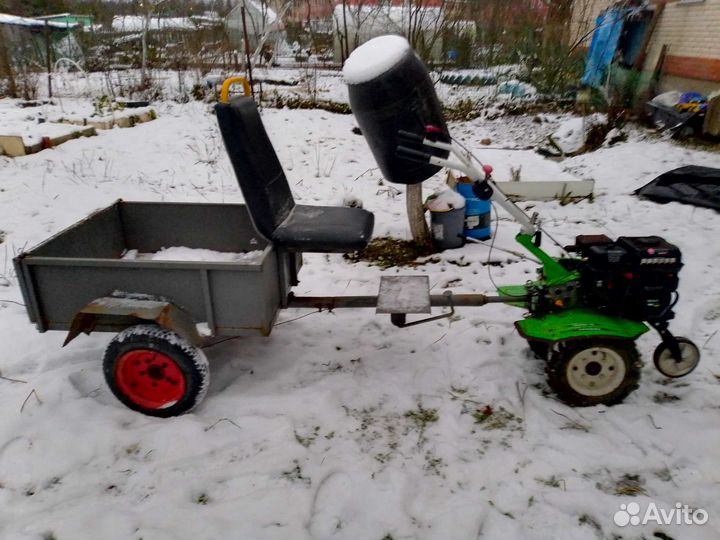 Мотоблоки и культиваторы с прицепом