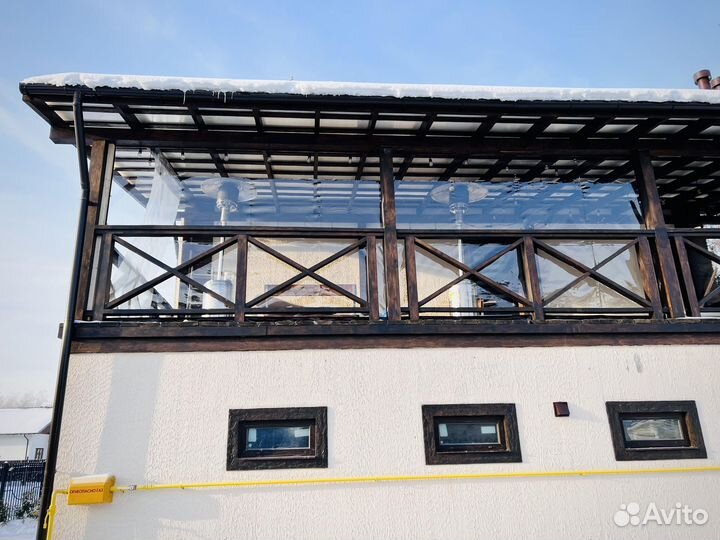 Мягкие окна (шторы) для террас, беседок, веранд