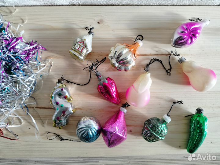 Елочные игрушки СССР