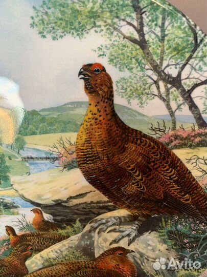 Винтажная английская тарелка Royal Grafton Red Gr