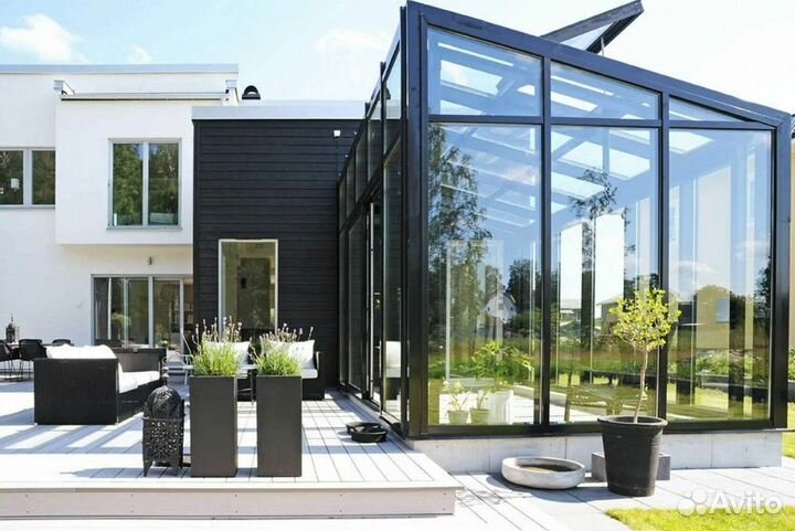 Панорамное остетекление окна