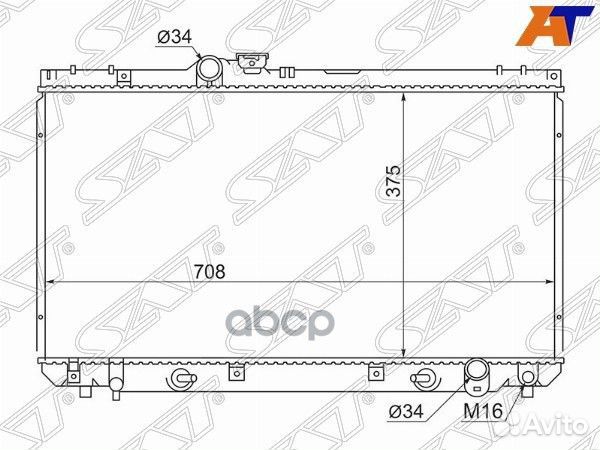 Радиатор Lexus IS 98-05 / Toyota Altezza 98-05