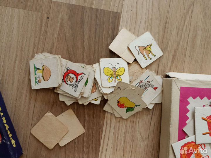 Лото малышам фрукты ягоды советкие