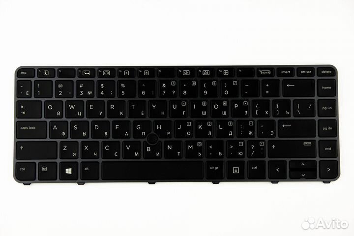 Клавиатура для HP 745 G3 840 G3 темно-серая рамка