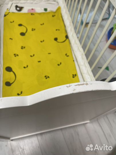 Детская кроватка IKEA с матрасом