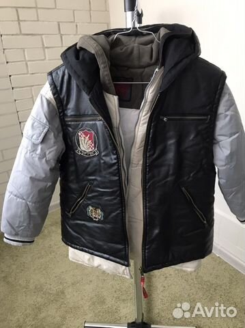 Теплая куртка для мальчика на рост 134