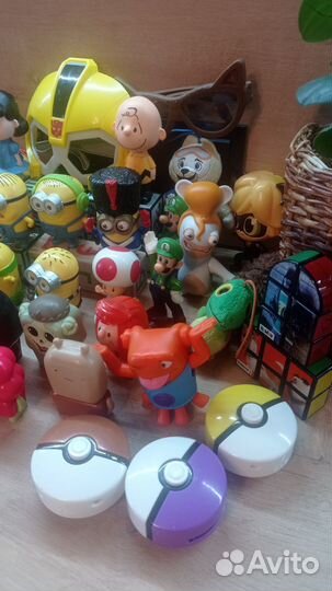 Игрушки из макдональдса пакетом