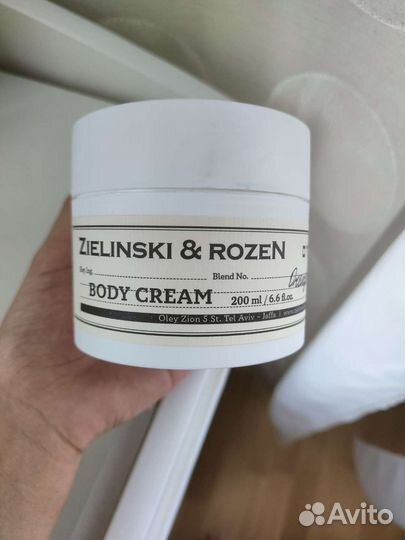 Крем для тела zielinski&rozen