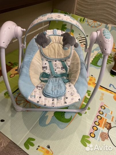 Электронные детские качели для новорожденных