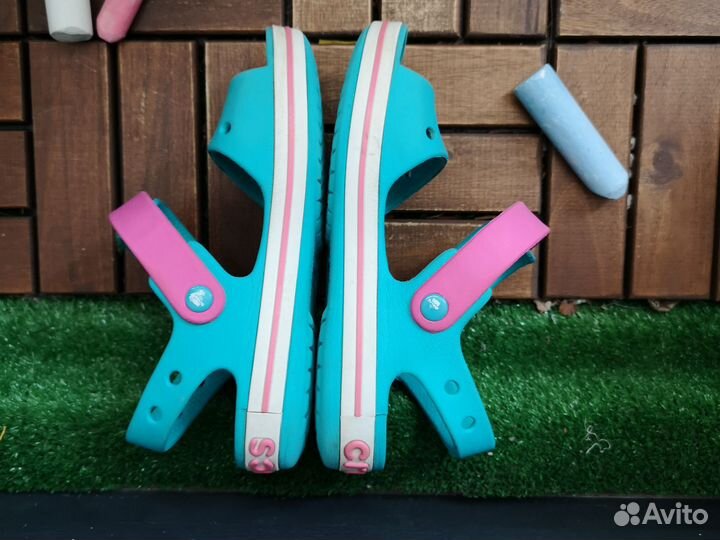 Сандалии босоножки Crocs j2 кроксы девочке