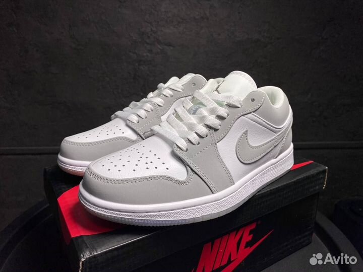 Кроссовки Nike Air Jordan 1 Low Wolf Grey