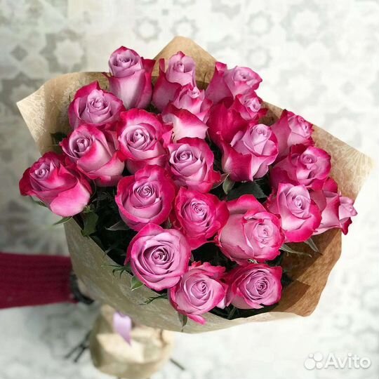 Цветы розы букет