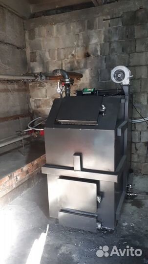 Твердотопливный котел длительного горения