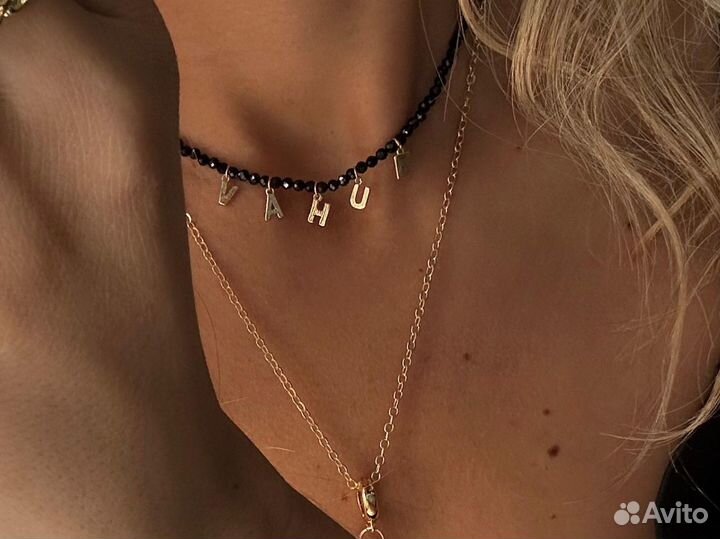 Чокер из шпинели #vahue