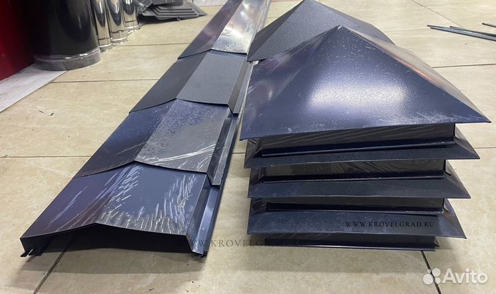 Парапетные крышки и отливы на заказ — под заказ