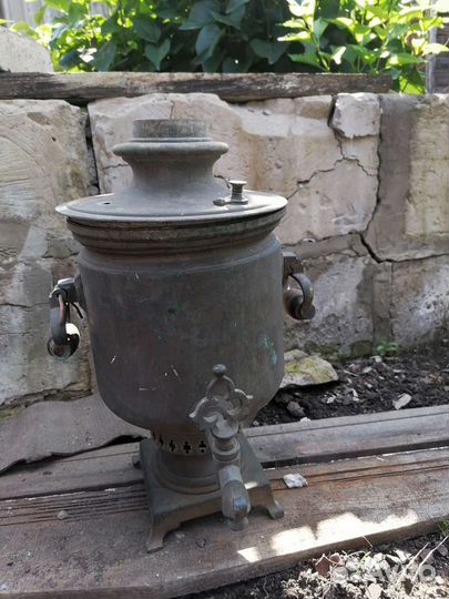 Самовар на дровах старинный