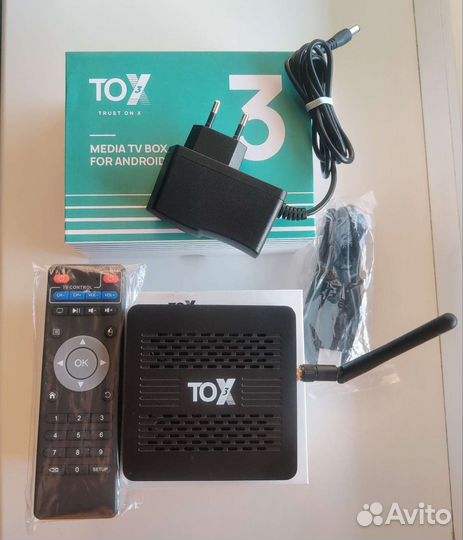 Android TV приставка TOX3 новая