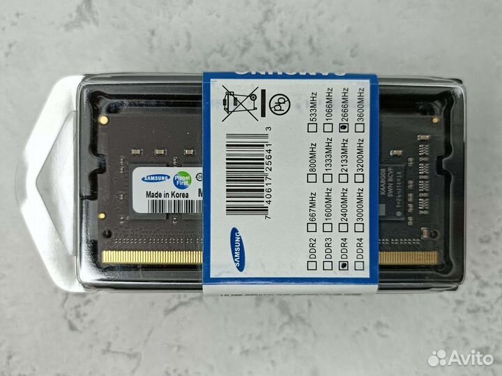 Оперативная память DDR4-16гб для ноутбука