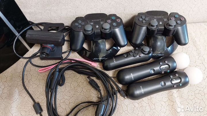 Игровая приставка sony ps3 1Tb + move + игры