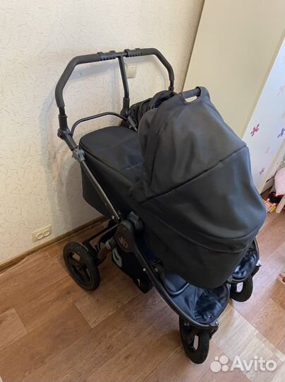 Коляска bumbleride indie twin/matte black