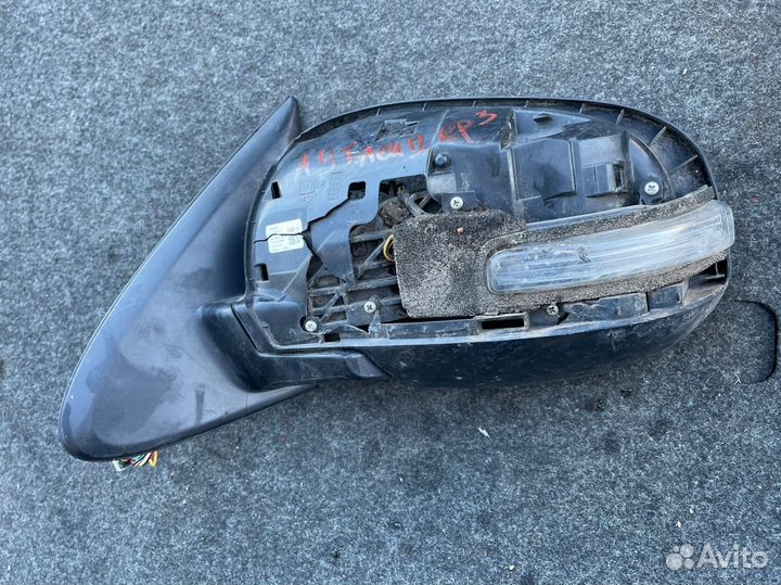 Зеркало левое mitsubishi outlander