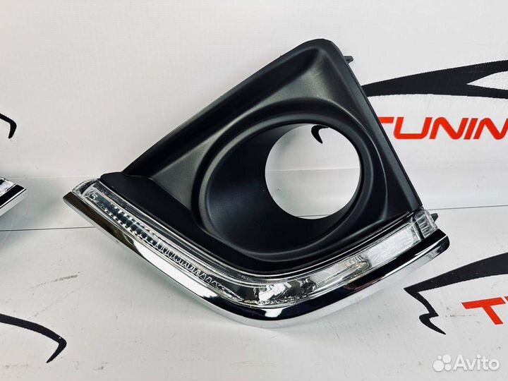 Ходовые огни Toyota Corolla E180 (Оправы птф ) D06