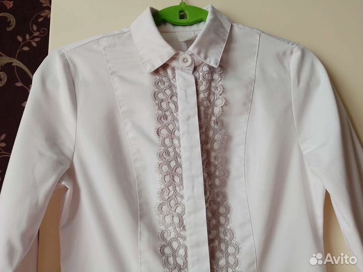 Медицинский халат женский с кружевом