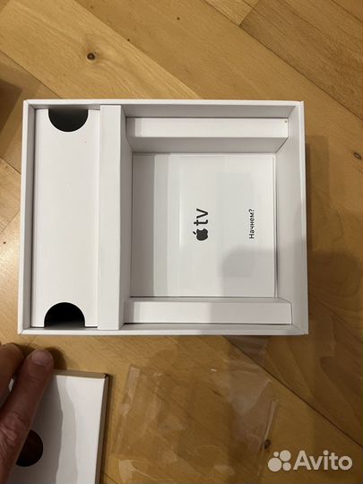 Пустая коробка от Apple TV