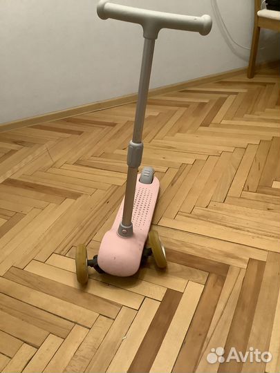 Самокат 3-колесный Xiaomi Rice Rabbit Scooter pink