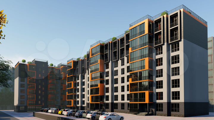 1-к. квартира, 62,9 м², 3/8 эт.