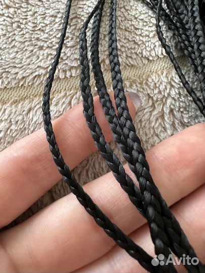 Шиньон афрокосички черный