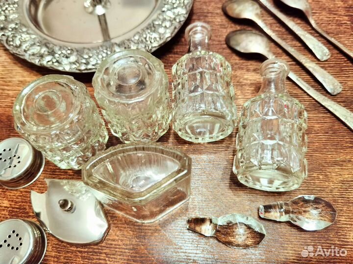 Набор для специй+ложки мнц винтаж СССР