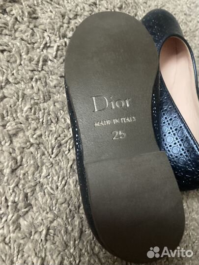 Christian dior туфли р.25 новые оригинал