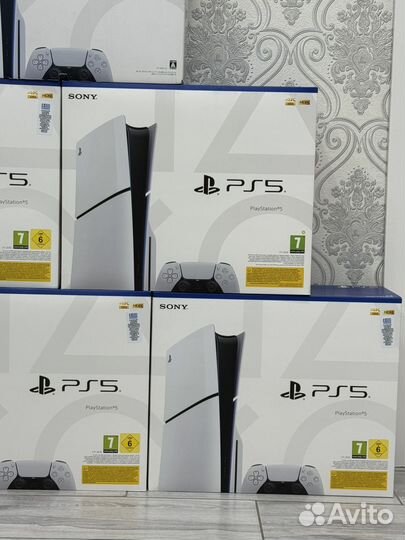 50 игр / Новая Sony PS5 Slim 1Tb 2025 года
